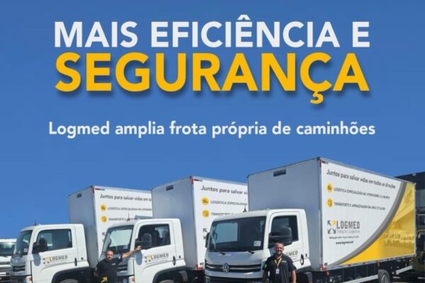 Logmed: amplia capacidade de transportar equipamentos sensíveis