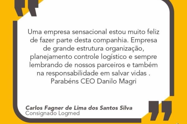 Logmed: Elogios que nos fazem crescer!